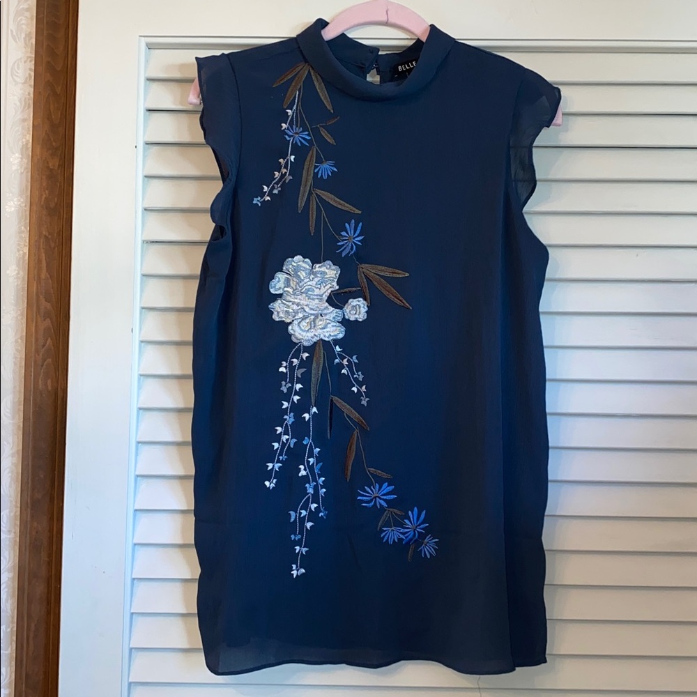 Anthropologie embroidered top